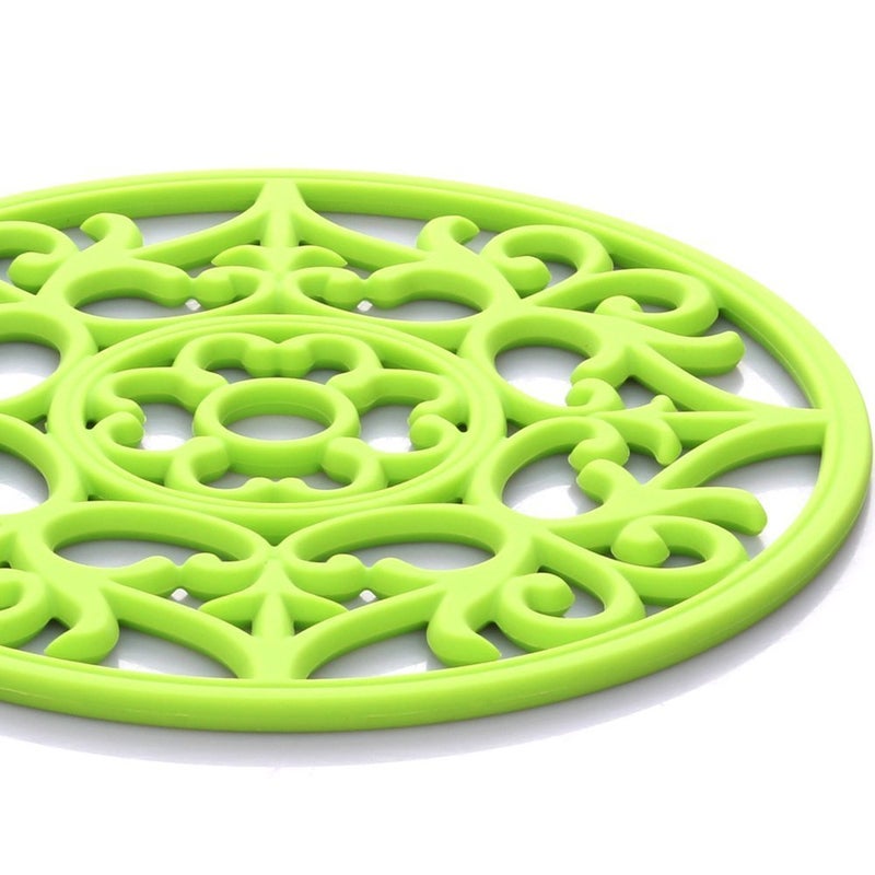 ME.FAN Trivets / Silicone Trivets 3 Pcs Silicone Mats for Hot Dishes / Hot Pots / Hot Pans, Hot Pads to Portect Table and Counter Top - Flexible / Durable / Non Slip (Grey) - Image 4